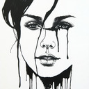 Ink Dripping yapay zekâ görsel oluşturma stili önizlemesi