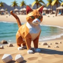 Lowpoly yapay zekâ görsel oluşturma stili önizlemesi