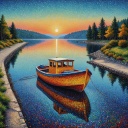 Pointillism yapay zekâ görsel oluşturma stili önizlemesi