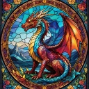 Stained Glass yapay zekâ görsel oluşturma stili önizlemesi
