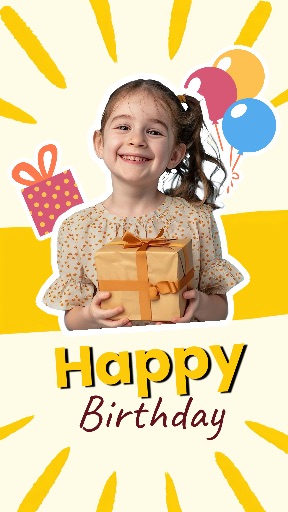 معاينة قالب التصميم Birthday Template 8