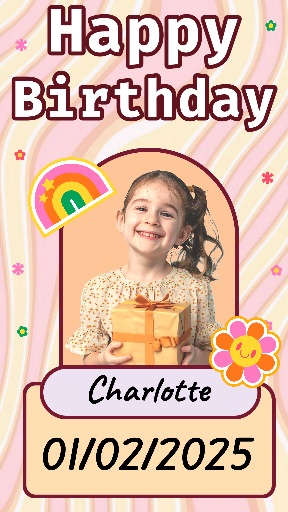 معاينة قالب التصميم Birthday Template 7